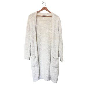 Mondern Canvas | Cozy Open White Duster Cardigan